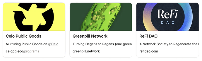 Regen Coordination Current Leading Orgs